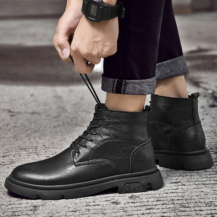 Bottines pour homme en cuir GAT™ avec Réhausse Intégrée de 6 à 8 cm