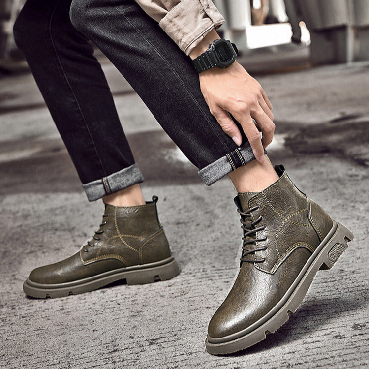 Bottines pour homme en cuir GAT™ avec Réhausse Intégrée de 6 à 8 cm