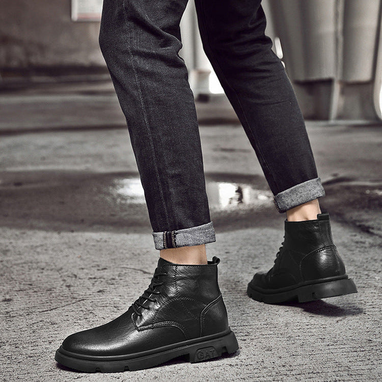 Bottines pour homme en cuir GAT™ avec Réhausse Intégrée de 6 à 8 cm