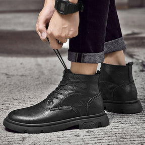 Bottines pour homme en cuir GAT™ avec Réhausse Intégrée de 6 à 8 cm