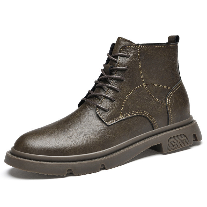 Bottines pour homme en cuir GAT™ avec Réhausse Intégrée de 6 à 8 cm