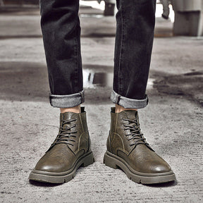 Bottines pour homme en cuir GAT™ avec Réhausse Intégrée de 6 à 8 cm